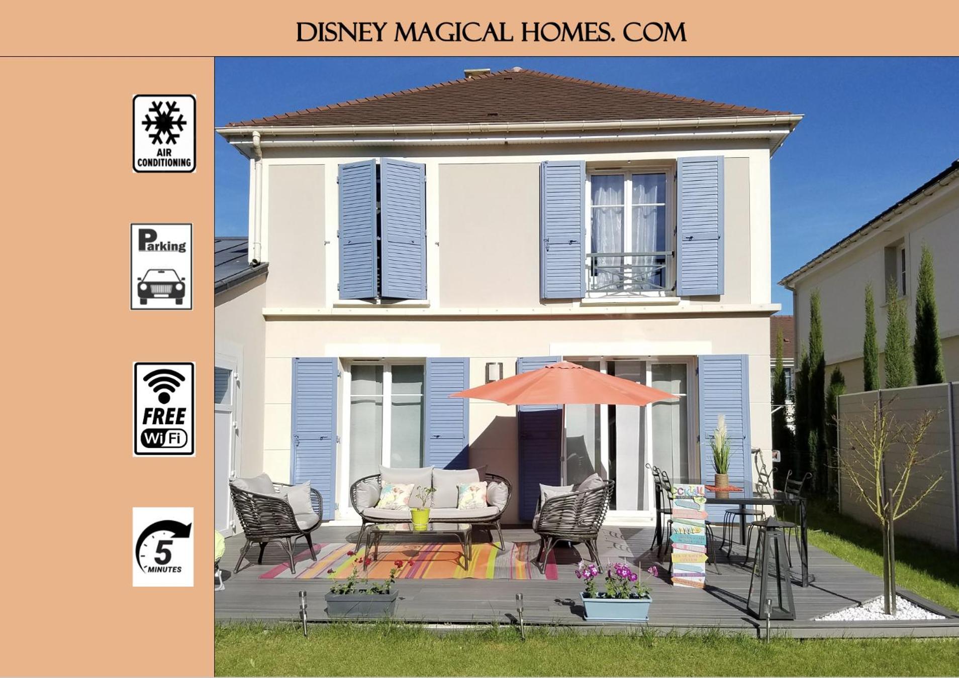 Air-Conditionned Villa, 5 Min To The Park - Disney Magical Homes, Paris Маньї-ле-Онгр Екстер'єр фото